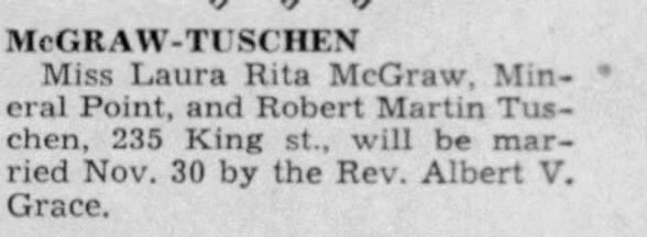 Marriage of McGraw / Tus-chen
